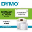 Kép 1/5 - Dymo (S0722540) 11354 etikettcímke 57mmx32mm (1000db/tekercs)