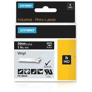 Dymo ID1 PVC szalag 24mmx5,5, fehér/fekete (1805432)
