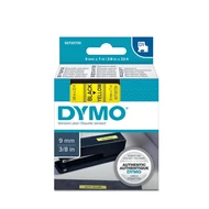 Dymo D1 kazetta, 9mmx7m, fekete/sárga (40918)