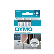 Dymo D1 kazetta, 12mmx7m, kék/víztiszta (45011)