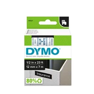 Dymo D1 kazetta, 12mmx7m, kék/fehér (45014)