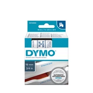 Dymo D1 kazetta, 19mmx7m, kék/fehér (45804)