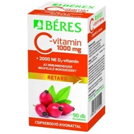 Béres C-Vitamin Csipkebogyó +D3 Filmtabletta - 50 db Béres C-Vitamin Csipkebogyó +D3 Filmtabletta - 50 db