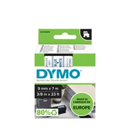 Dymo D1 kazetta, 9mmx7m, kék/fehér (40914)