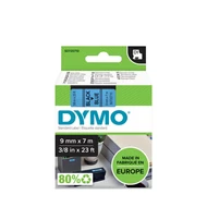 Dymo D1 kazetta, 9mmx7m, fekete/kék  (40916)