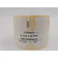 11354eco labell (57mmx32mm,) 1000labels/roll