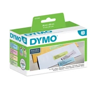 Dymo (S0722380) 99011 SZÍNES etikettcímkék  89mmx28mm (4x130db/tekercs)