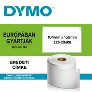 Dymo Etikett címke XL nyomtatóhoz 104mm x 159mm (S0904980)