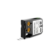 XTL kazetta 12mmx5,5m nylon fekete/fehér