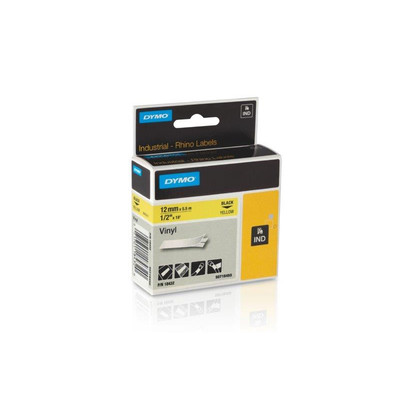 Dymo ID1-es vinyl szalag 12mmx5,5m fekete/sárga (18432) Dymo ID1-es vinyl szalag 12mmx5,5m fekete/sárga (18432)