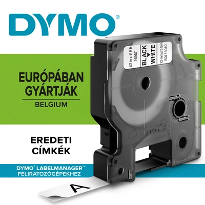 Dymo ID1-es nylon szalagok 12mmx3,5m