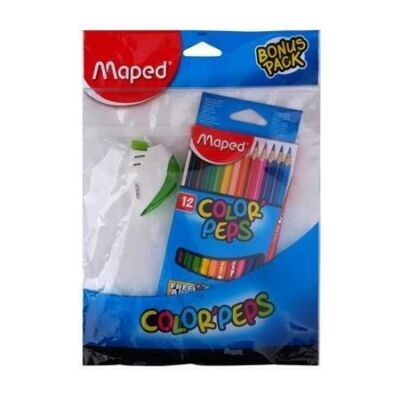 Maped 12db színes ceruza és hegyező