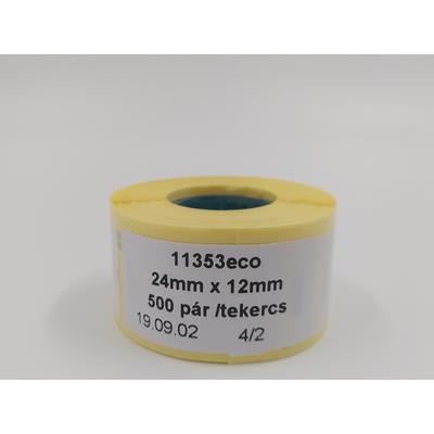 Etikettcímke, 24mmx12mm. 1000db/tekercs (11353eco)
