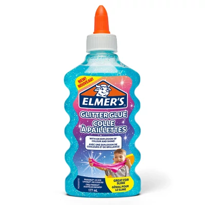 Glitter glue 177ml (blue)
