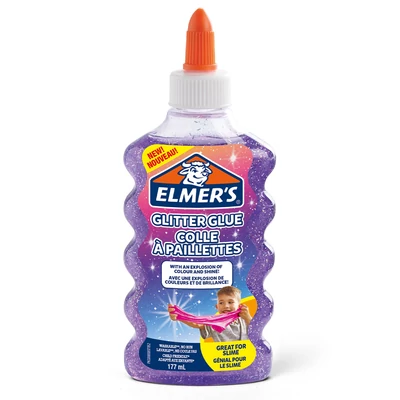 Glitter glue 177ml (purple)