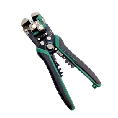 Engineer Multi-core Precision Wire Stripper with self-adjusting mechanism, for 3-in-1 use / cutting, stripping and crimping   (PAW-01)