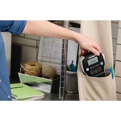 Dymo LabelManager (LM) 160 szalagnyomtató 3db szalaggal QWERTY billentyűzet, 2181011 Dymo LabelManager (LM) 160 szalagnyomtató 3db szalaggal QWERTY billentyűzet, 2181011
