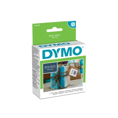 Dymo (S0929120) LabelWriter etikett címke, 25mmx25mm, 750db/tekercs