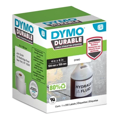 LabelWriter Durable Industrial Labels 104mmx159mm 200pcs/ roll