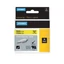 Dymo Heat Shrink Tube 6 mmx1.5 m - Black on Yellow (18052)