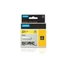 Vinyl Labels 19mmx5,5m Black on Yellow (18433)