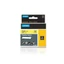 Dymo ID1-es nylon szalag 12mmx3,5m, fekete/sárga (18756)