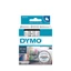 Dymo D1-es kazetta fekete/víztiszta 24mmx7m (53710)