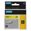 DYMO Heat-Shrink Tube, 24mmx1.5m Black on Yellow (1805444)