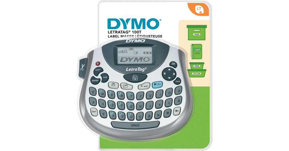 DYMO LetraTag 100T Label Maker (S0758380) Label Makers for office use