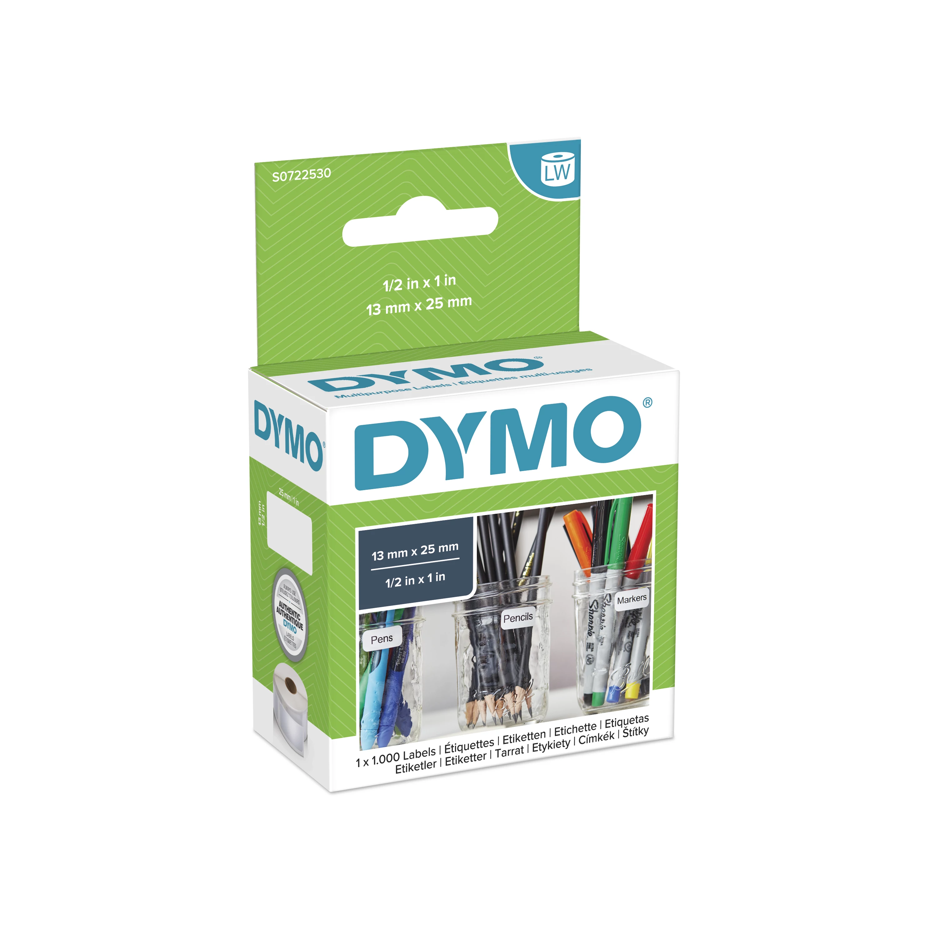 Dymo (S0722530) 11353 etikettcímke 24mmx12mm (1000db/tekercs)