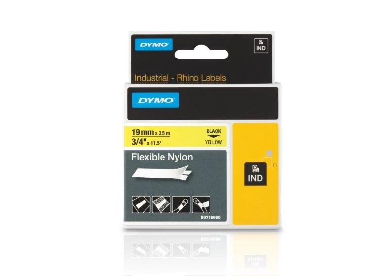 Dymo ID1-es nylon szalagok 19mmx3,5m