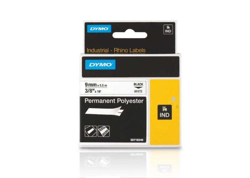 Dymo ID1 poliészter szalagok 9mmx5,5