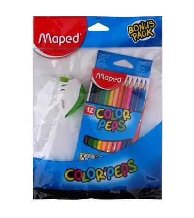 Maped 12pcs colored pencils sharpener