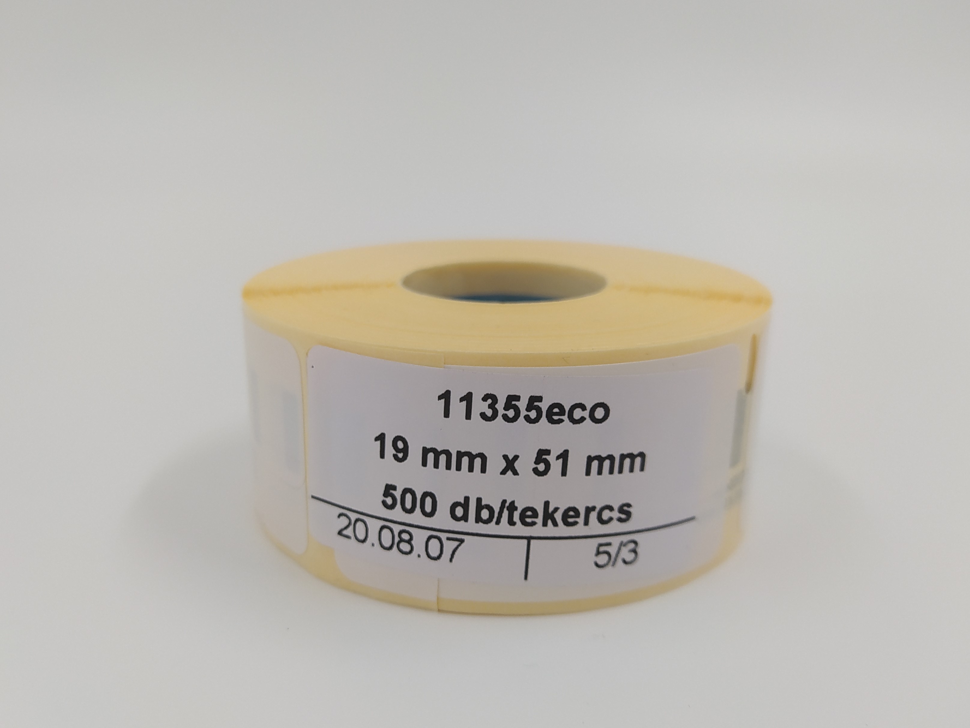 11355eco label (19mmx51mm) 500labels/roll