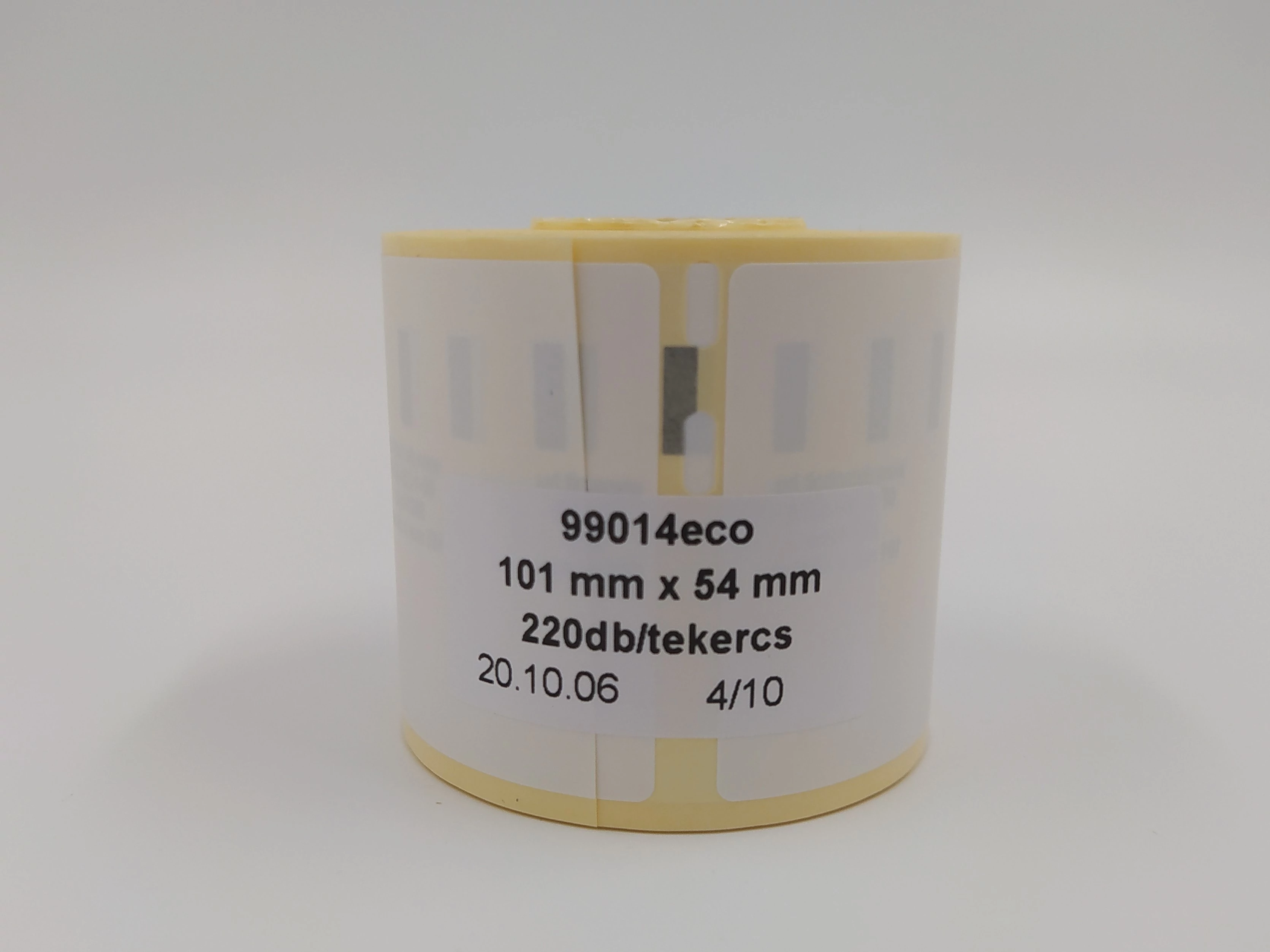 Etikett címke, fehér, 101mmx54mm, 220db/tekercs (99014eco)