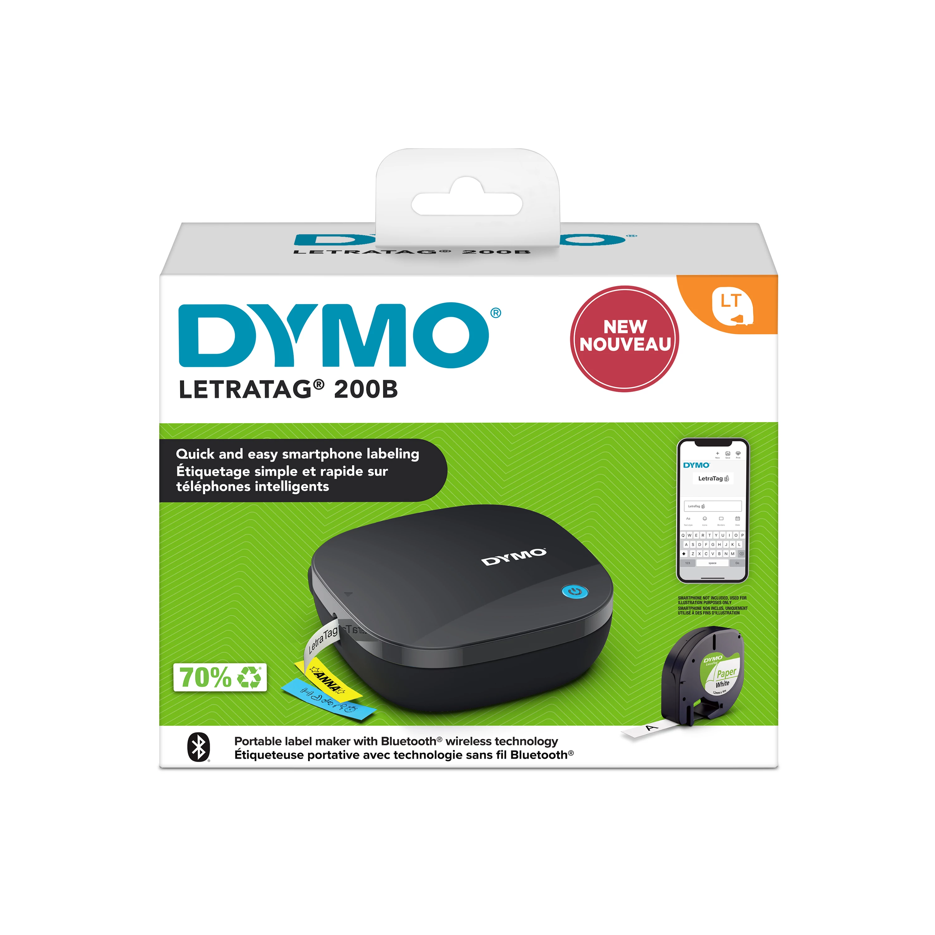 Dymo Letratag 200B címkenyomtató, Bluetooth® (2172855)