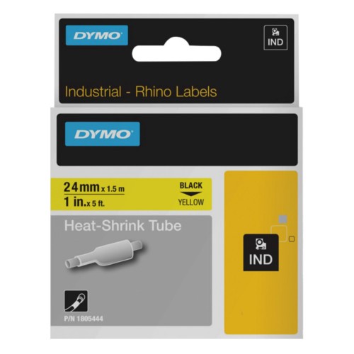 DYMO Heat-Shrink Tubes, 24mmx1.5m